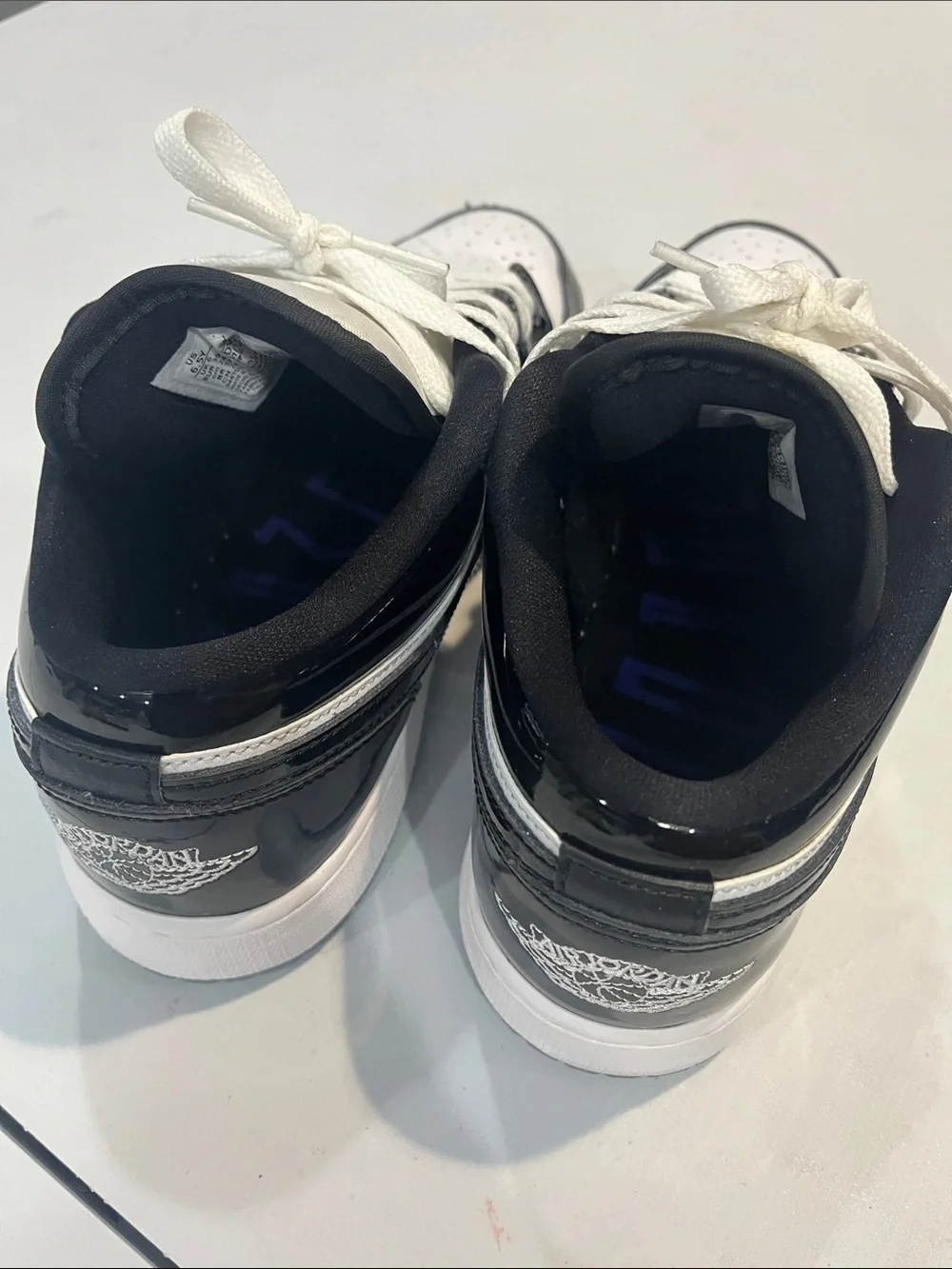 Nike Kids Black and White Low-Top Sneakers